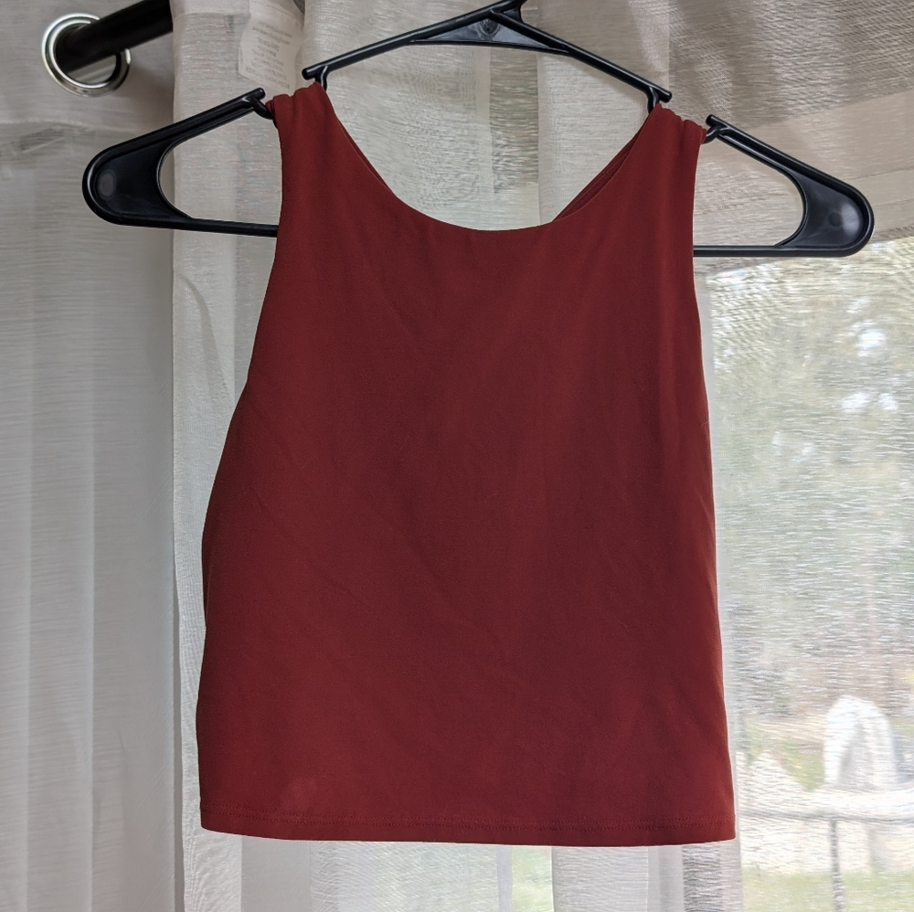 Athleta Cropped Work-Out Tank
